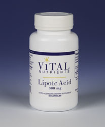 Vital Nutrients Lipoic Acid (alpha lipoic acid) 300 mg 60 caps